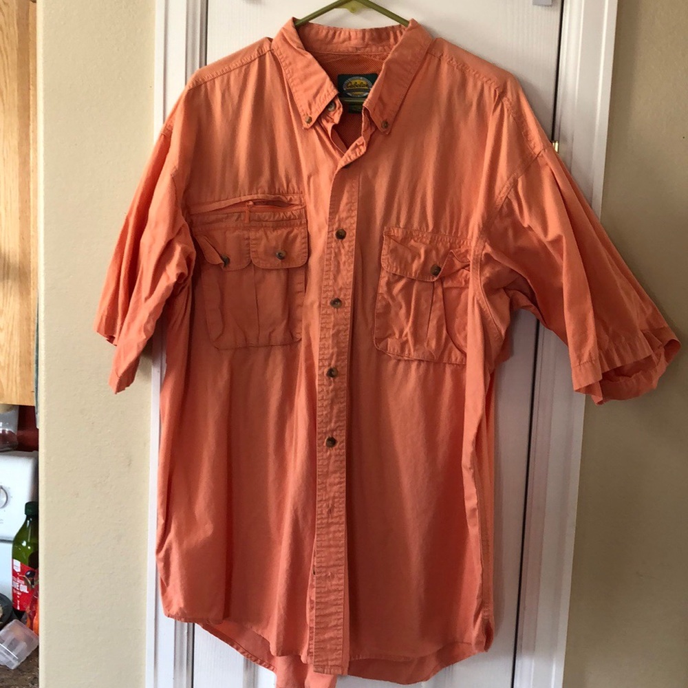 Cabelas men’s Vented Button Down shirt XL Tall